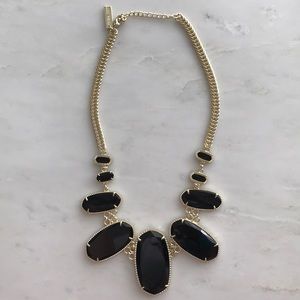Kendra Scott chunky statement necklace in Black